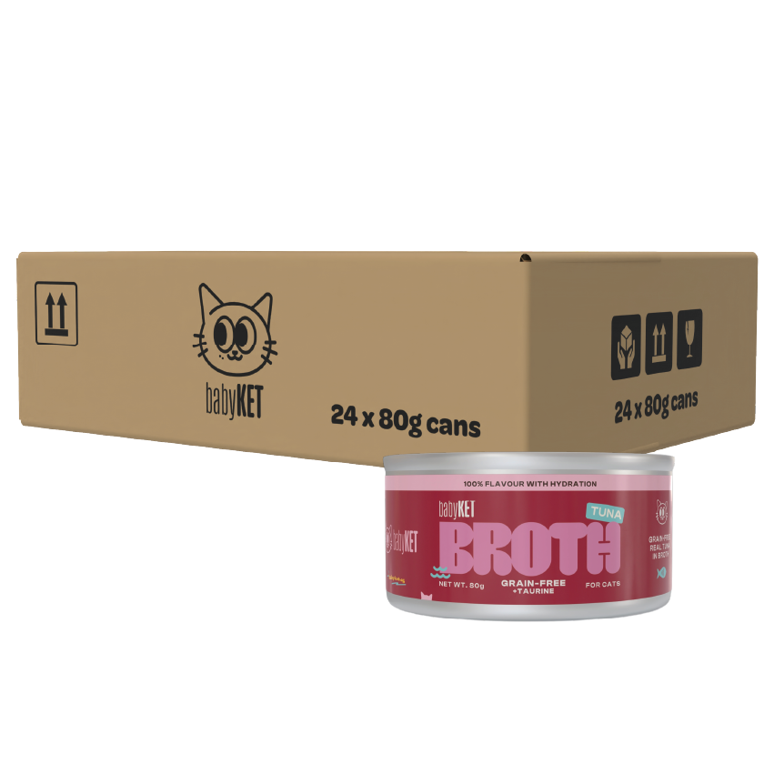 babyKET Tuna in Broth Wet Cat Food (24 x 80g)