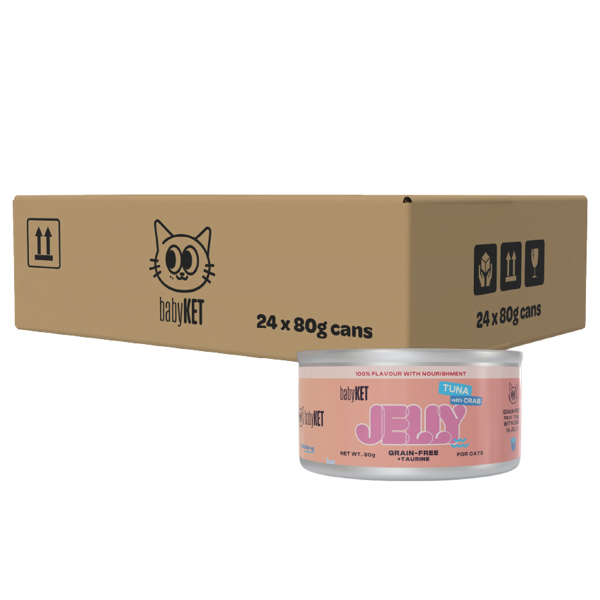 babyKET Tuna with Crab in Jelly Wet Cat Food (24 x 80g)